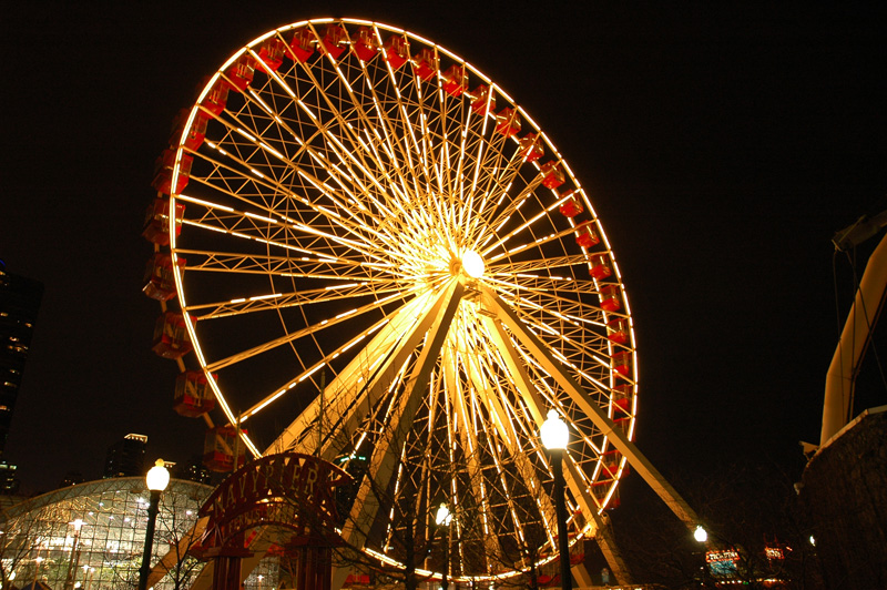 night ferris wheel